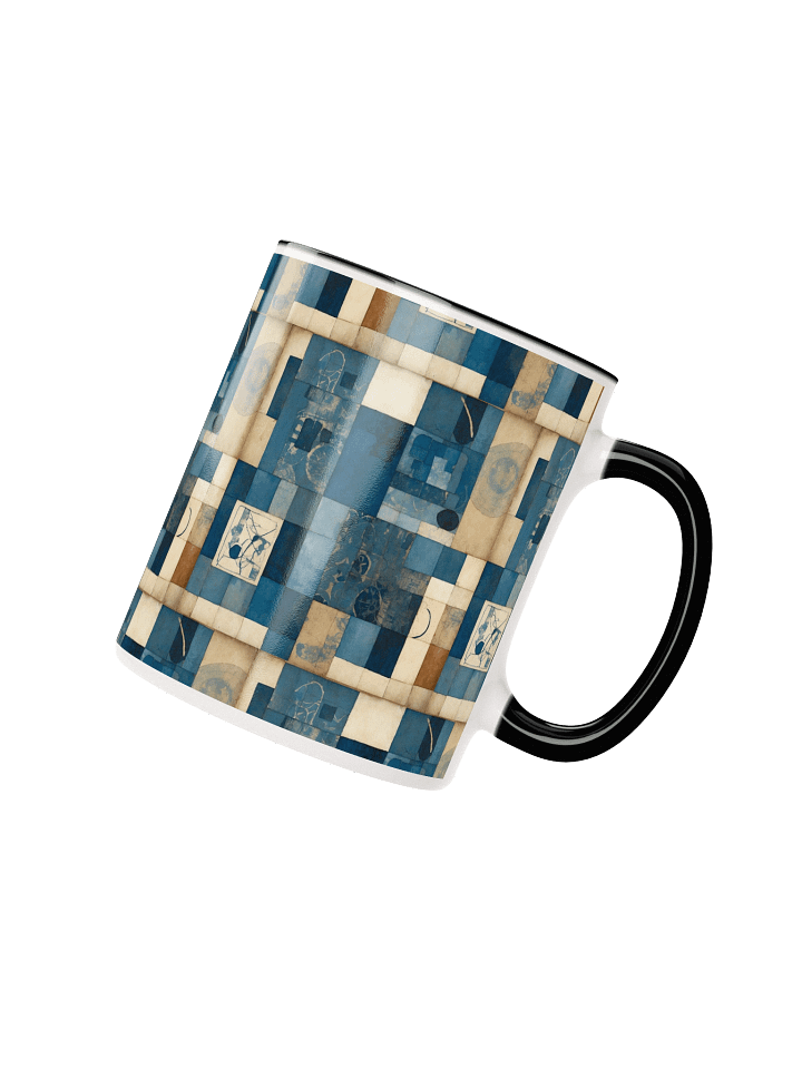 Mosaic Blues Ceramic Mug product image (4)