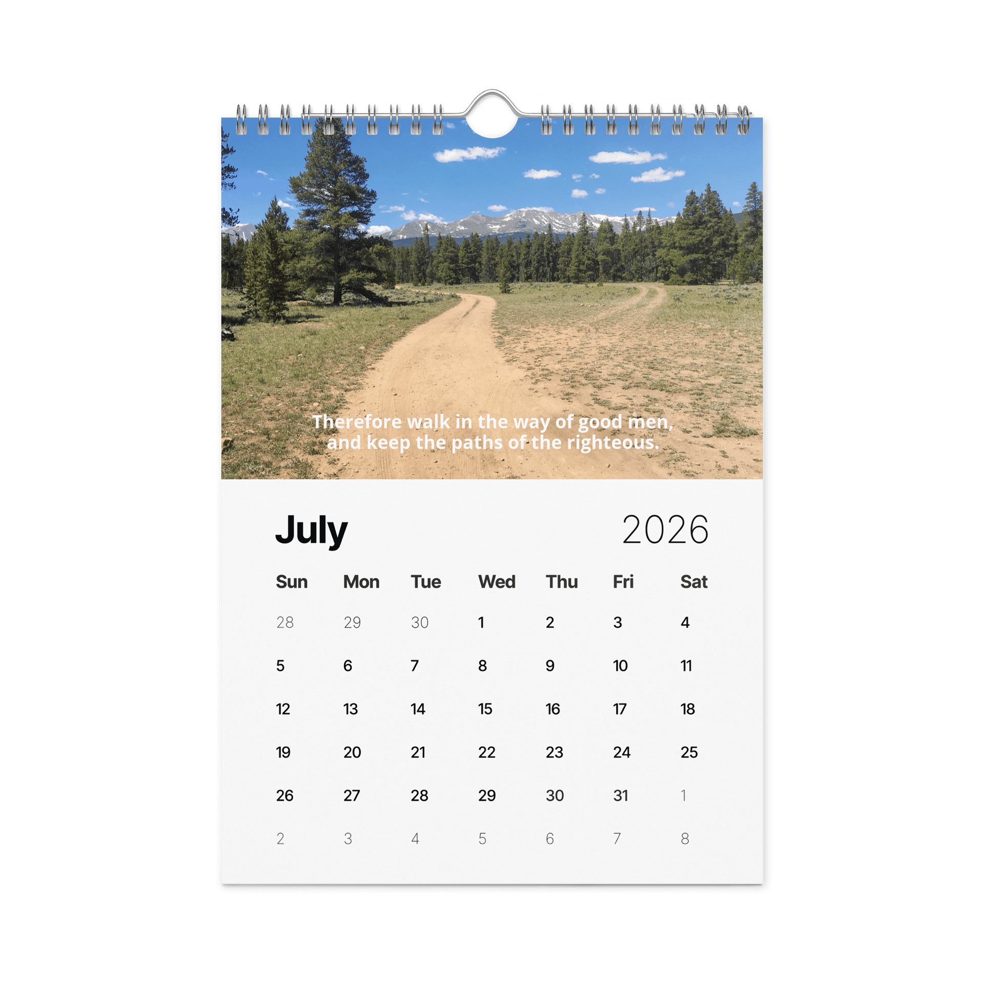 2026 Roads Less Traveled Photo Calendar product image (8)