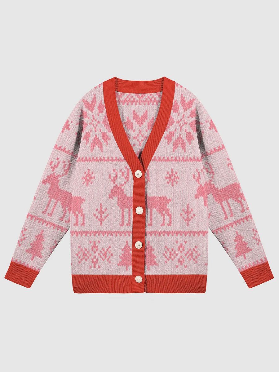 Red and Pink Christmas Cardigan product image (1)