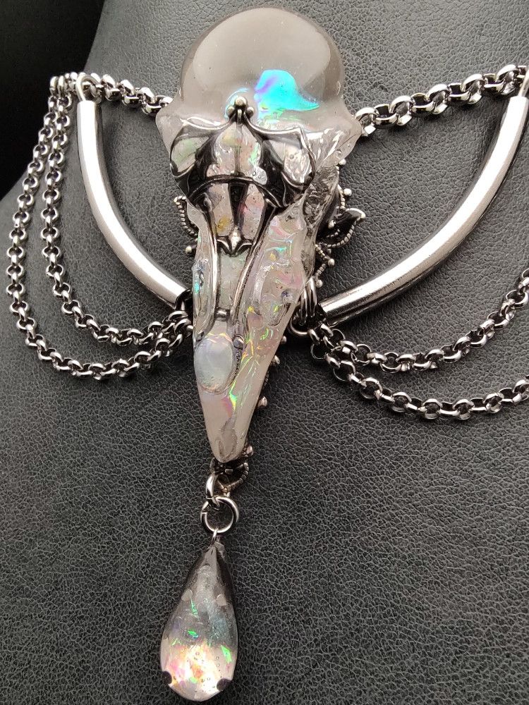 Epoxica - Ghost Corvid Collar product image (4)