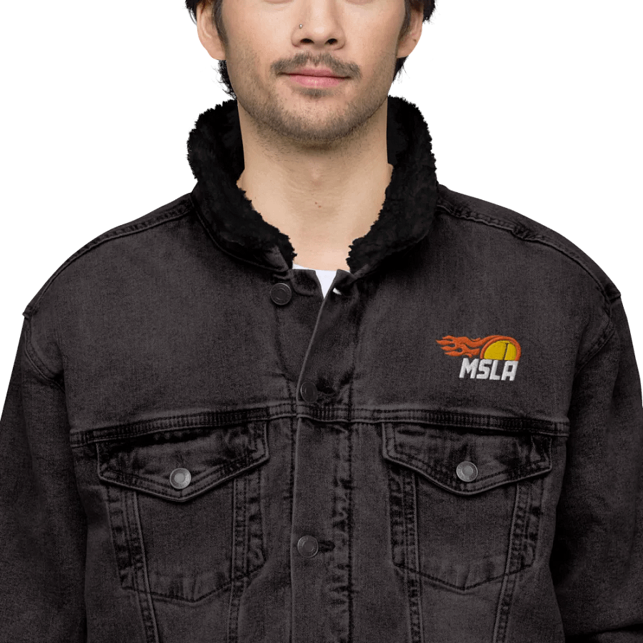 MSLA Logo Sherpa Denim Jacket product image (2)