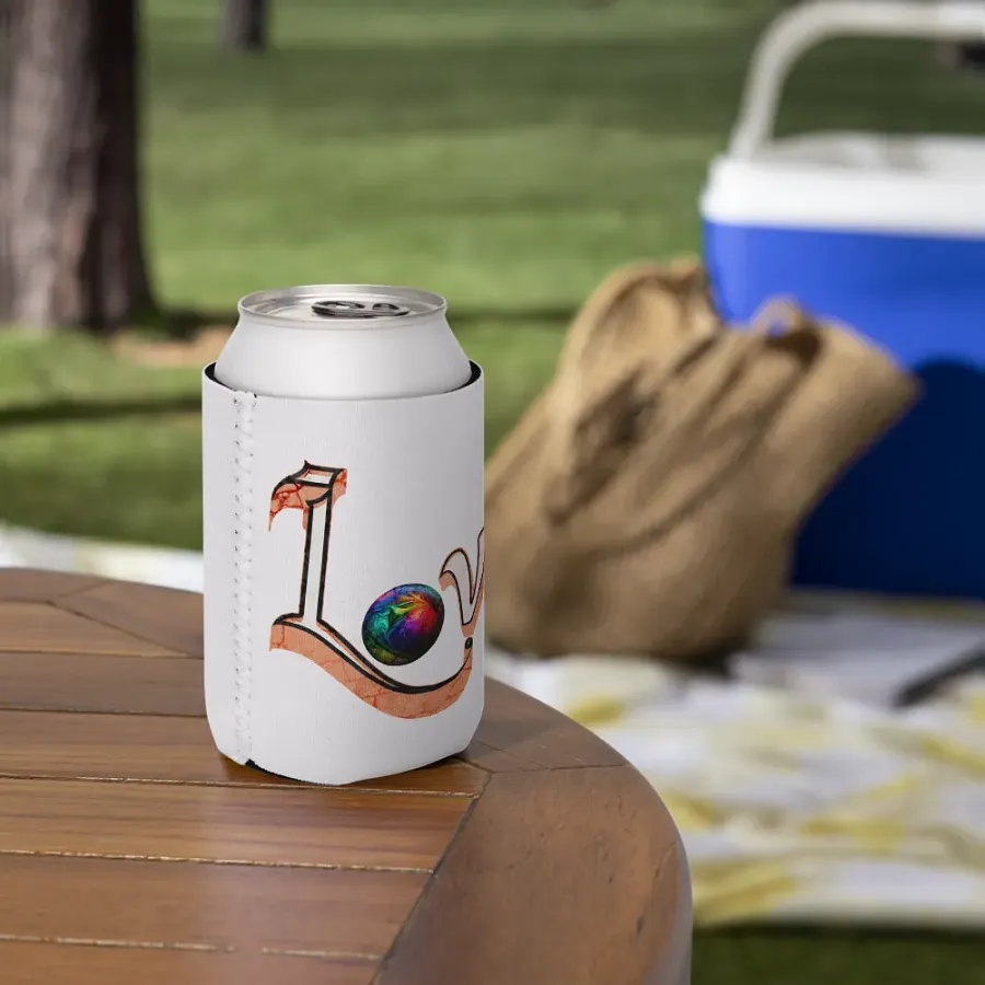 Love Bowling Swirled Can Cooler product image (6)
