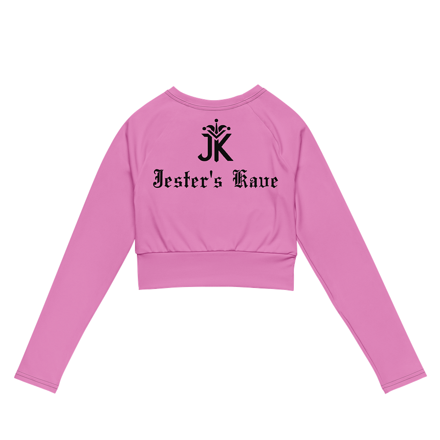 Shape Shenanigans Pink Long Sleeve Crop Top product image (2)