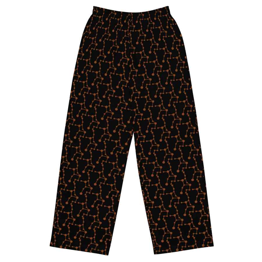 Honeycomb virgo Wide-Leg Pants product image (1)