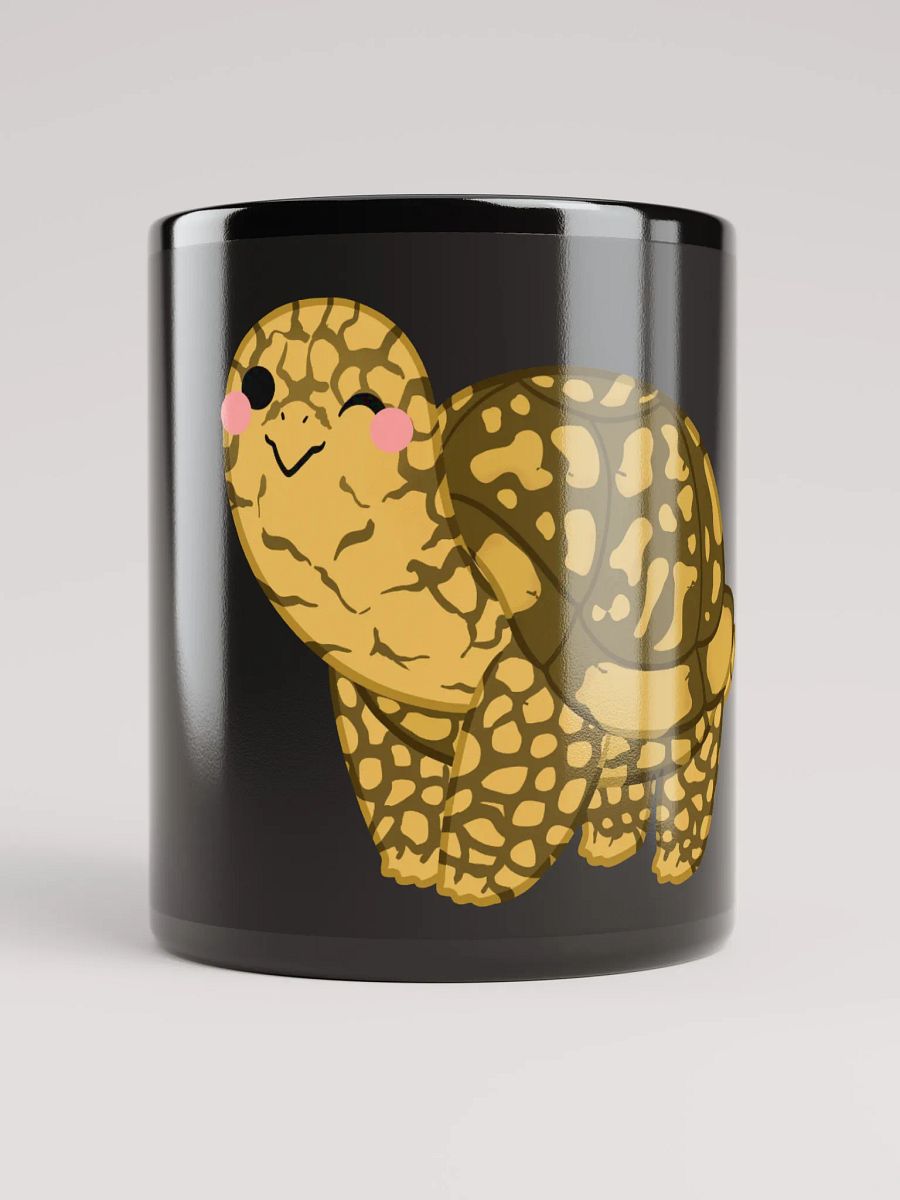 Smiling Turtle Black Glossy Mug product image (10)