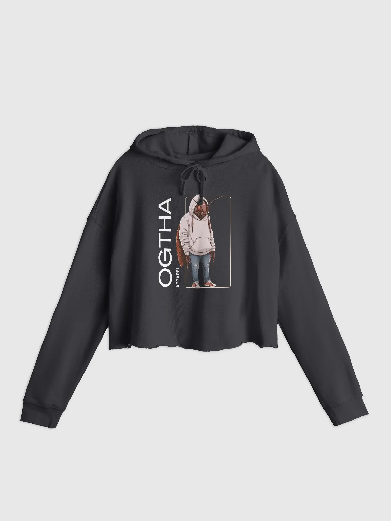 Ogtha Apparel Version 2 Lightweight Cropped Hoodie product image (1)