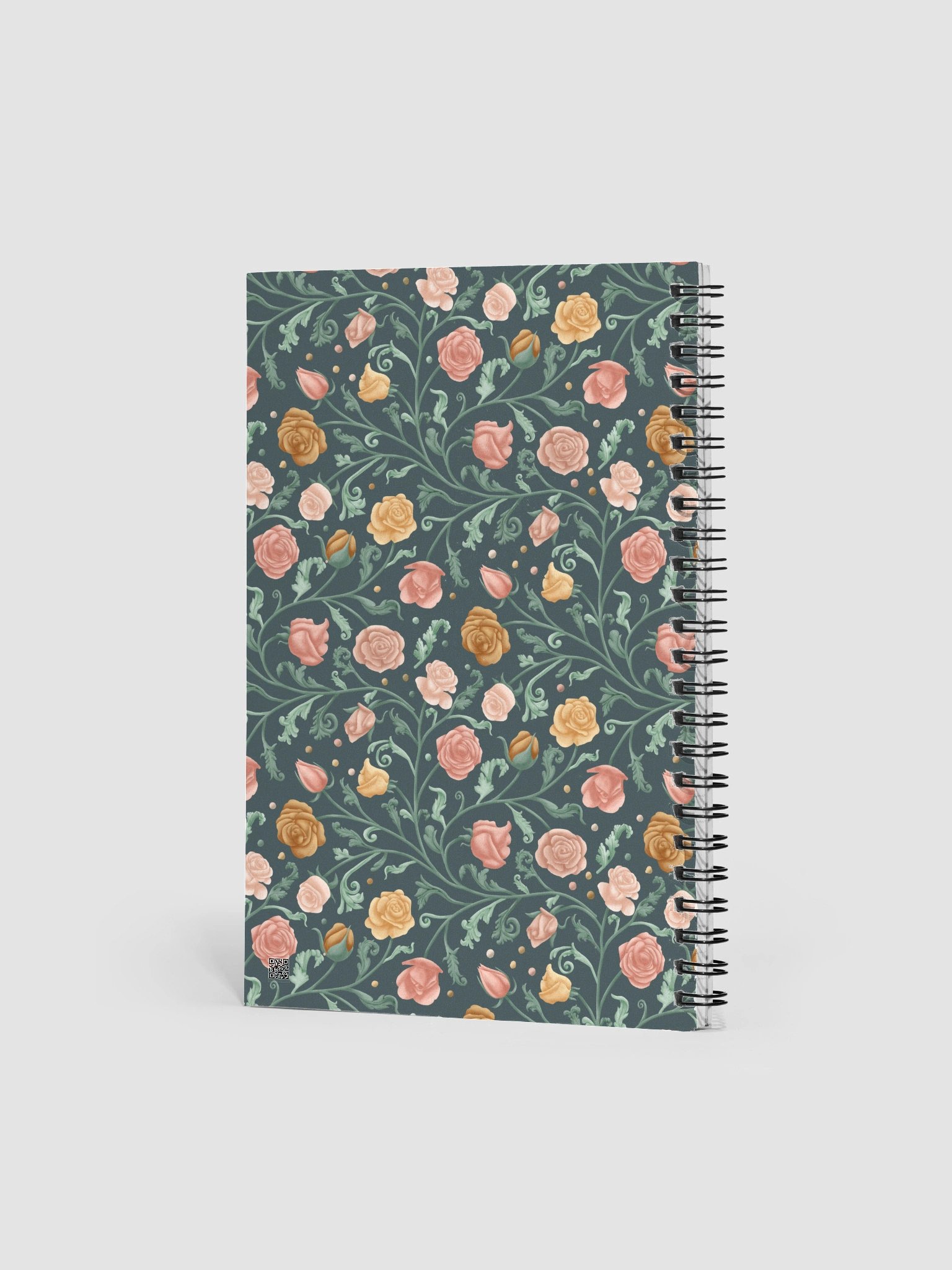 Spiral notebook magical garden of renaissance. Elegant floral journal for creative souls product image (2)