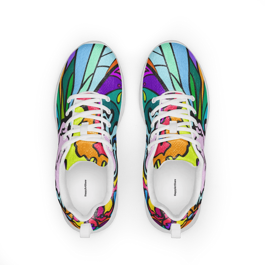 Vibrant Fusion Men's Sneakers - Wave at Sunset product image (1)
