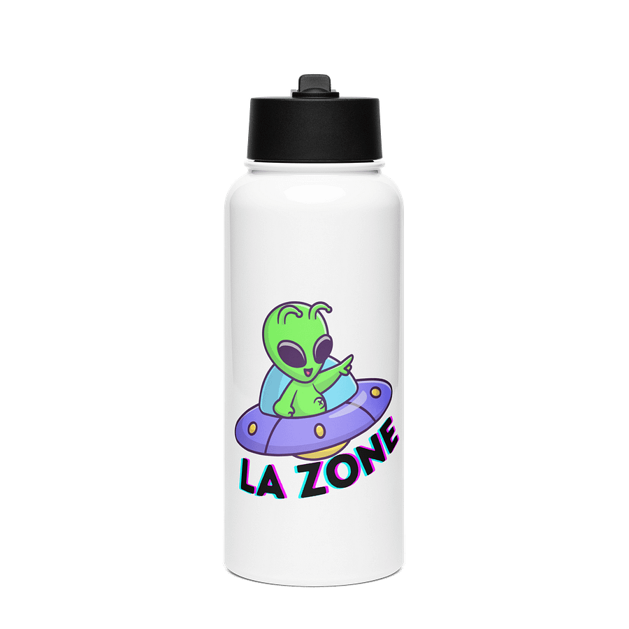 Gourde en Acier Inoxydable avec Paille intégrée LA ZONE product image (1)