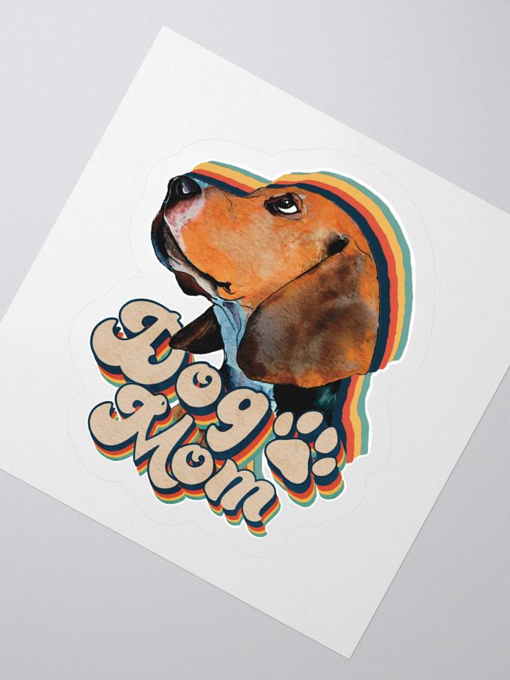 Beagle Dog Mom Sticker product image (5)