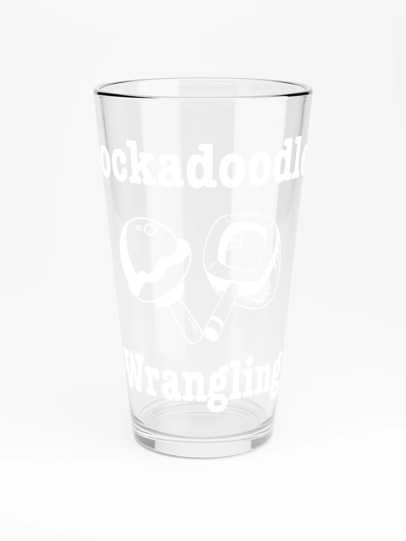 Rockadoodler Wrangling - white - glass product image (3)