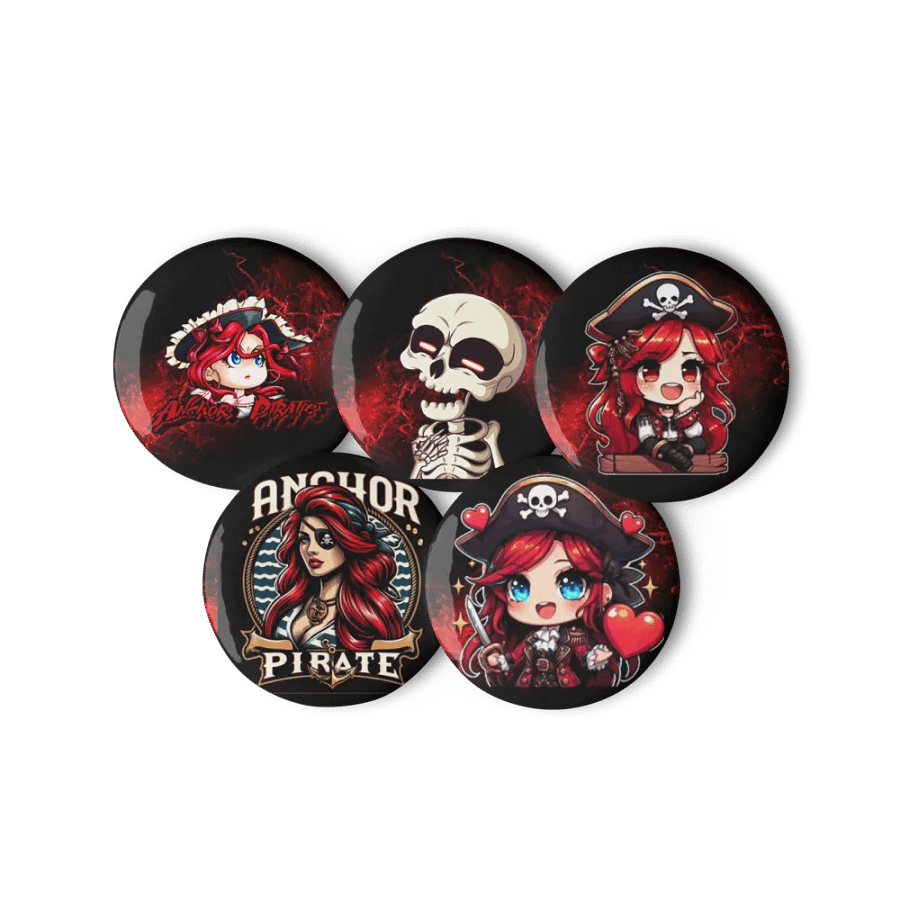 Anchor Pirate Pins set of 5 product image (7)