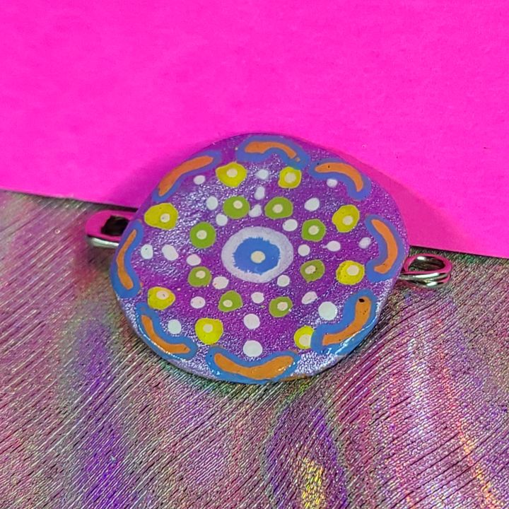 Mandala Bottle Cap Pin product image (1)