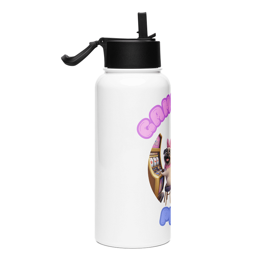Pug Luck Stainless Steel Water Bottle product image (4)