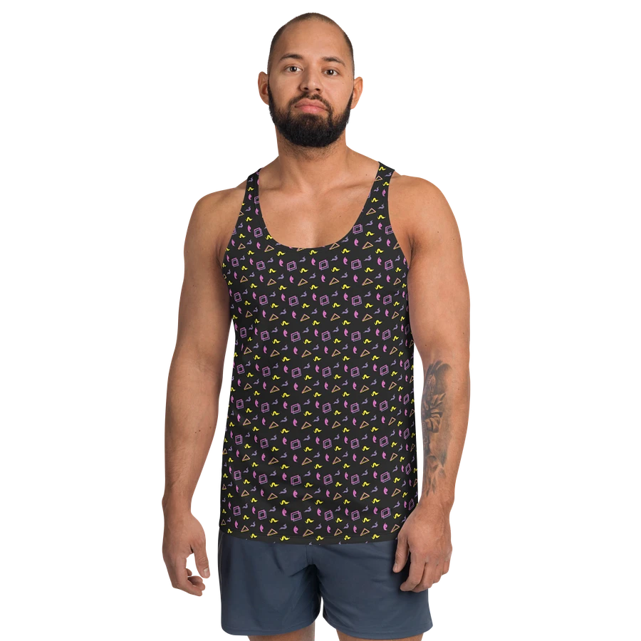Oh Worm? black pattern tank top product image (3)