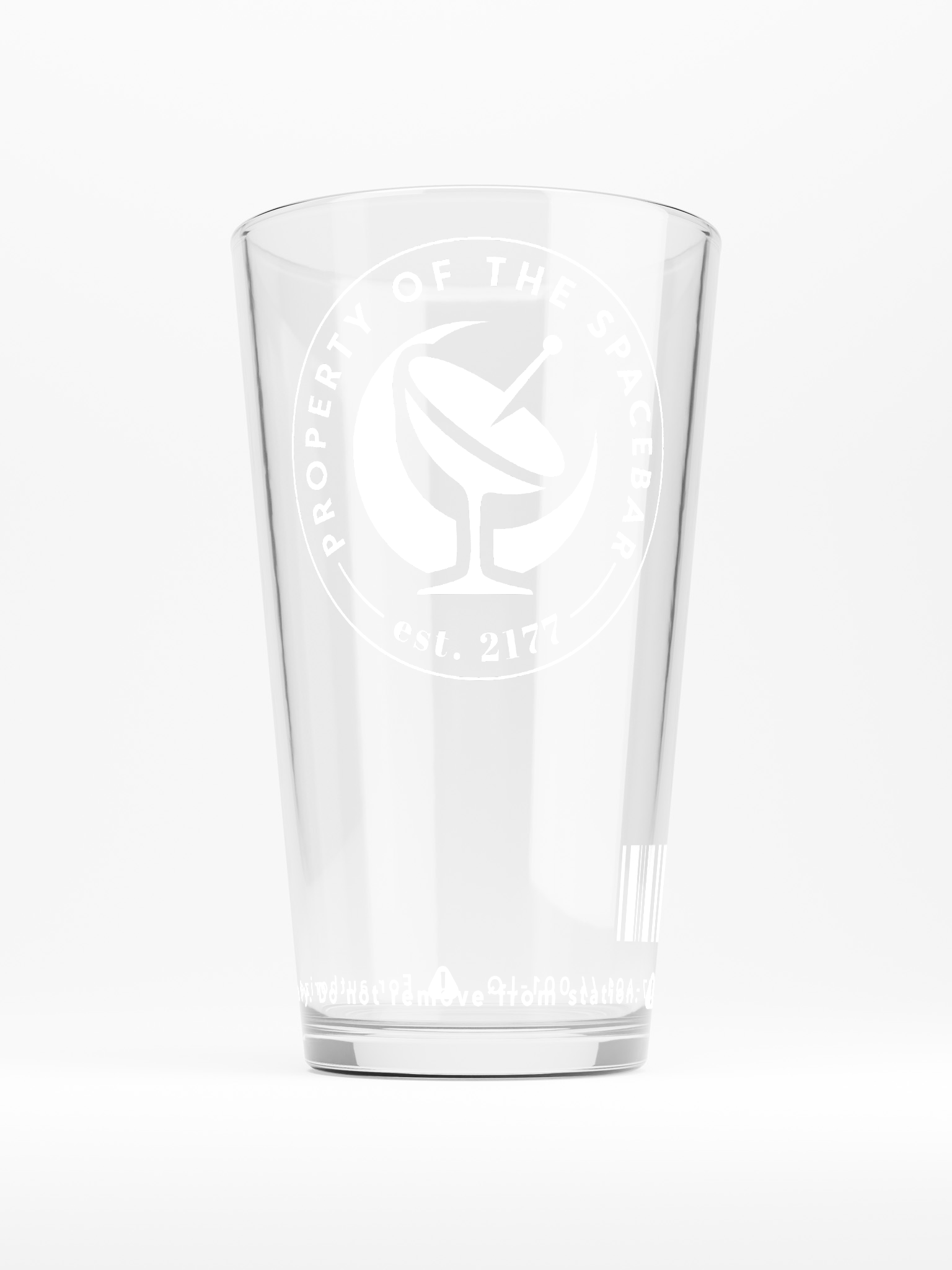 Standard-Issue Pint glass product image (2)