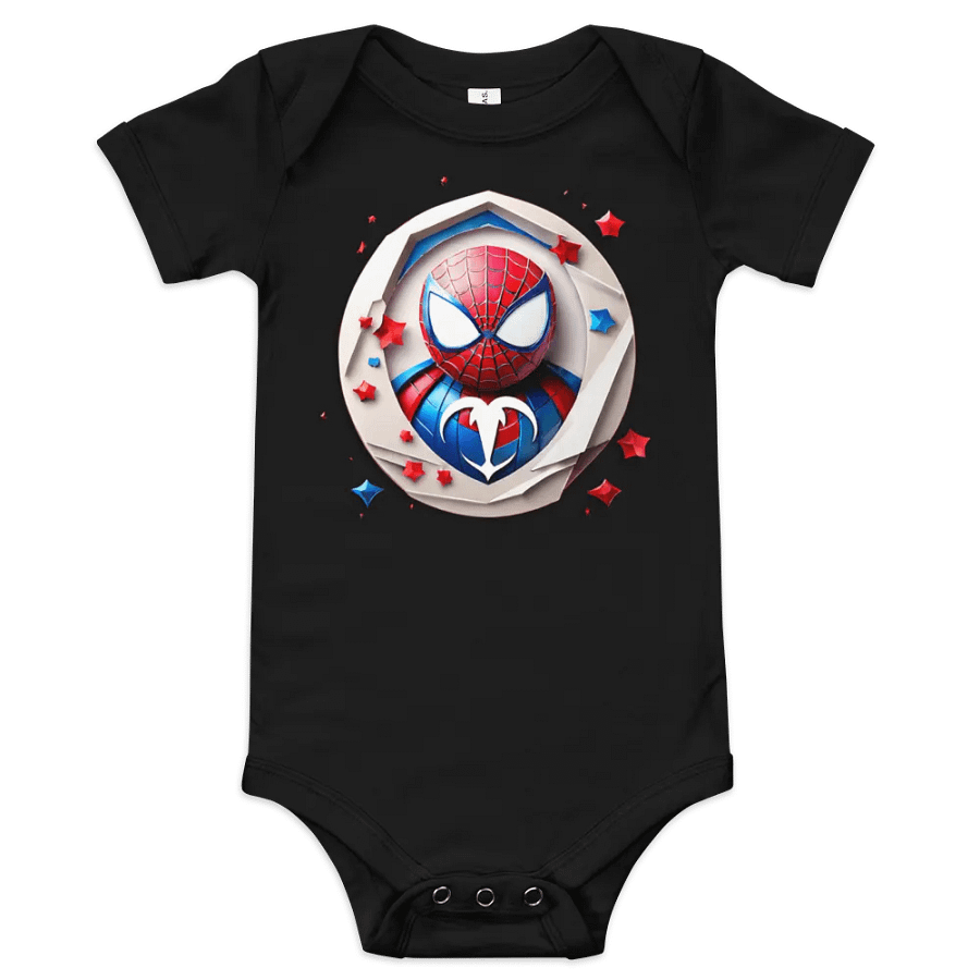 Infant Spiderman Short Sleeve One Piece product image (4)