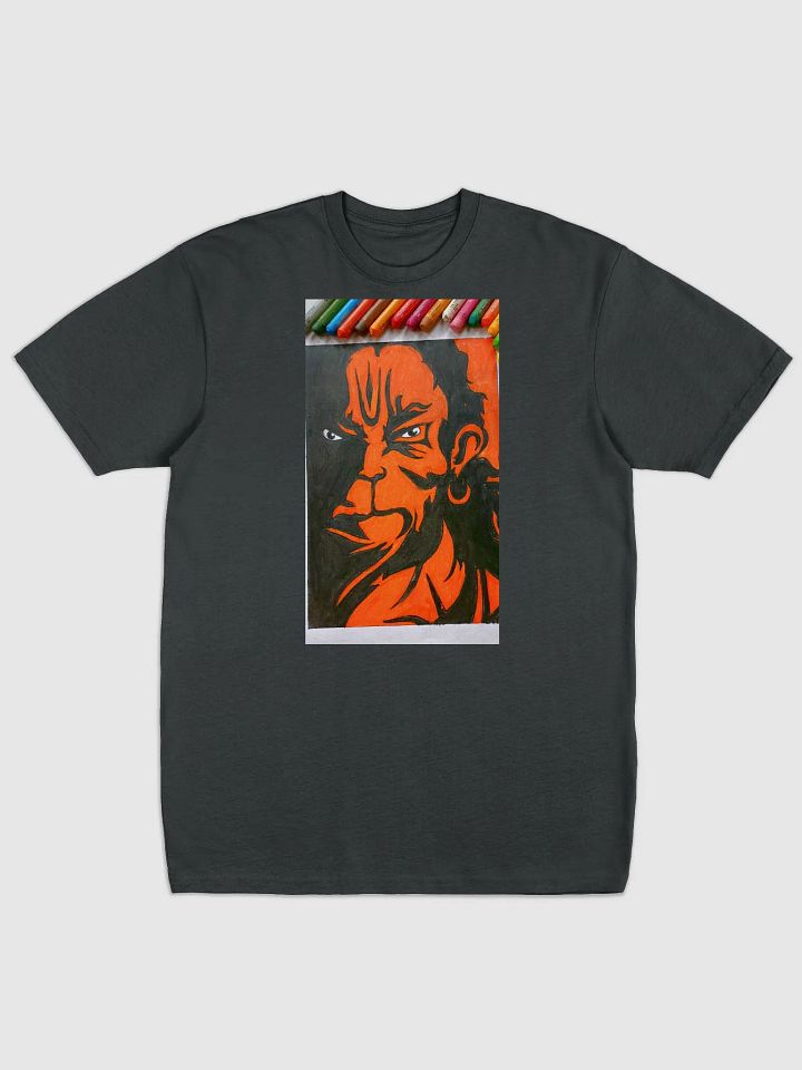 Black T-shirt With Hanuman product image (1)