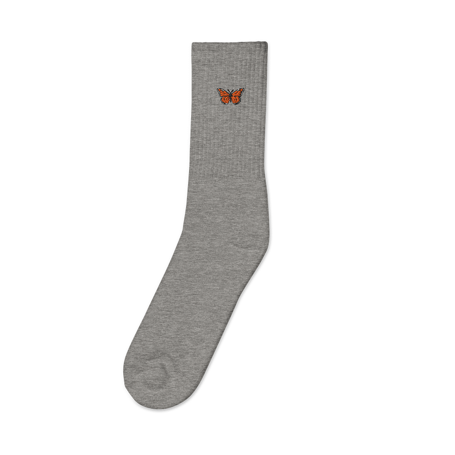 Monarch Muse Embroidered Socks product image (1)