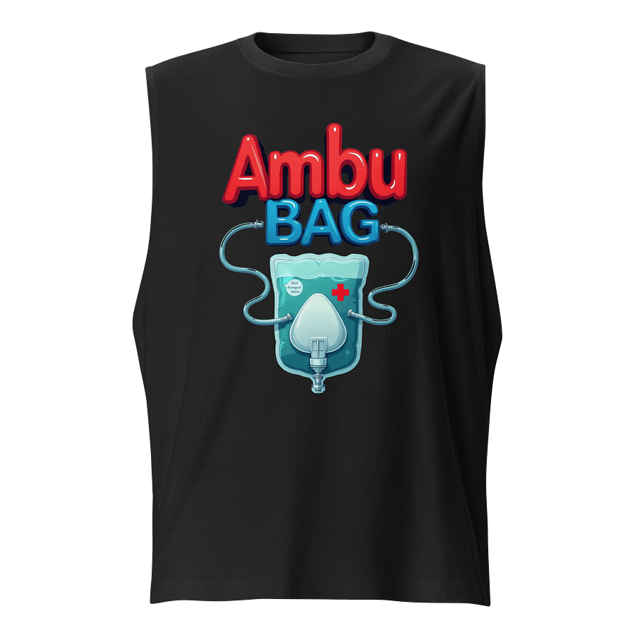 Ventilator Ambu Bag Cartoon Style Muscle Tank product image (1)