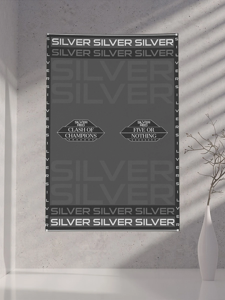 SILVER VS RED - ALL IN SILVER (poster) product image (6)