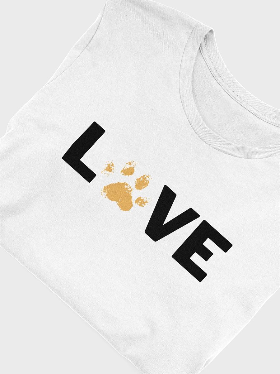 Dog Love Paw Print Shirt Light product image (5)
