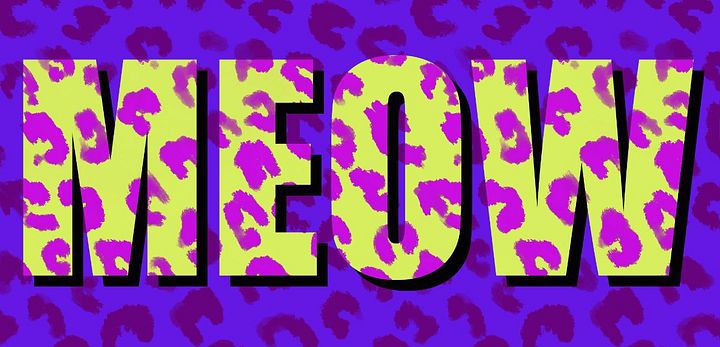 Meow Animal Print Procreate Brush Set product image (1)
