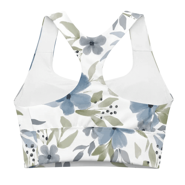 Blue Blossom All-Over Sports Bra product image (2)
