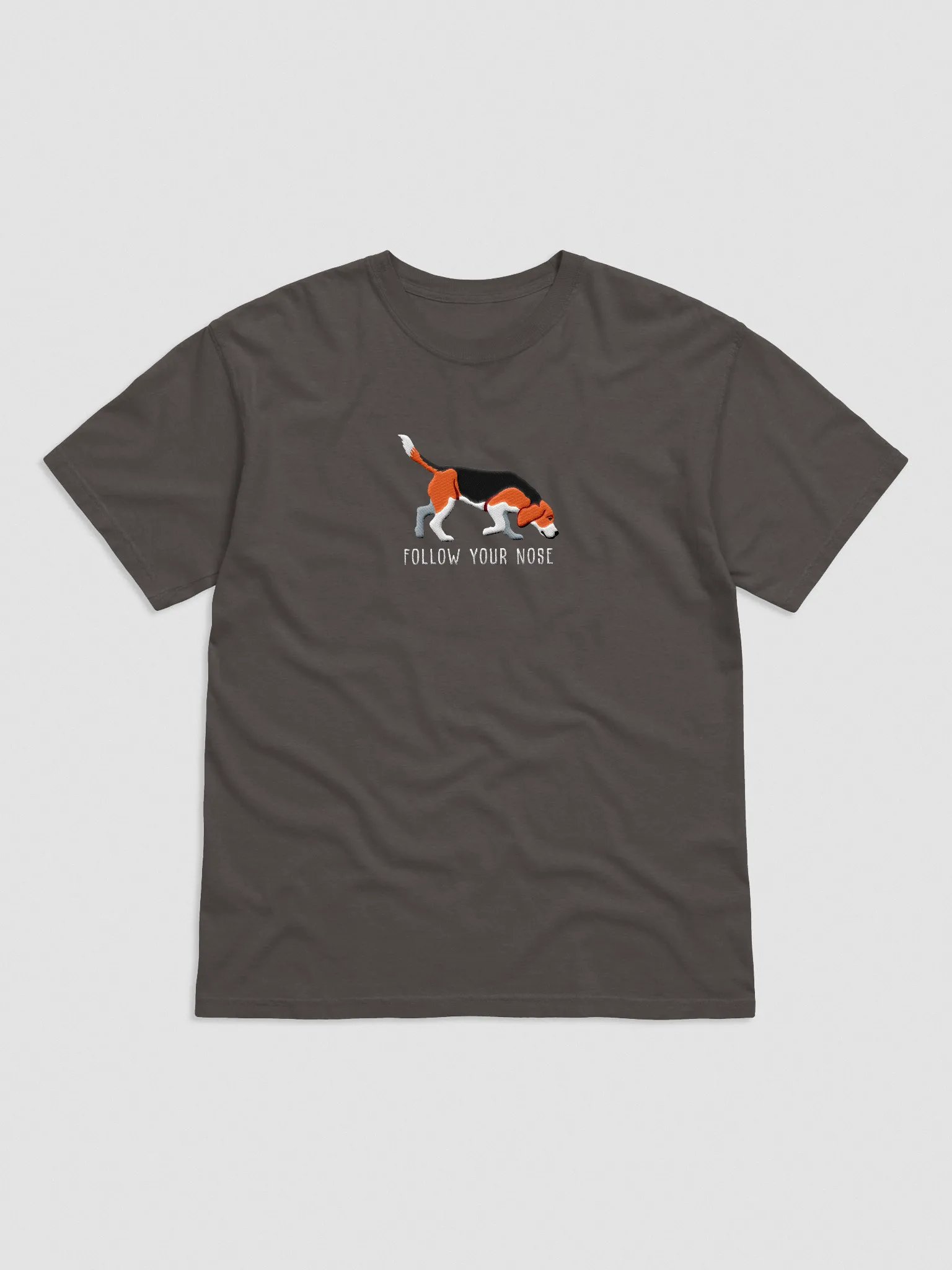 Follow Your Nose T-Shirt(Embroidered) of a Beagle product image (4)
