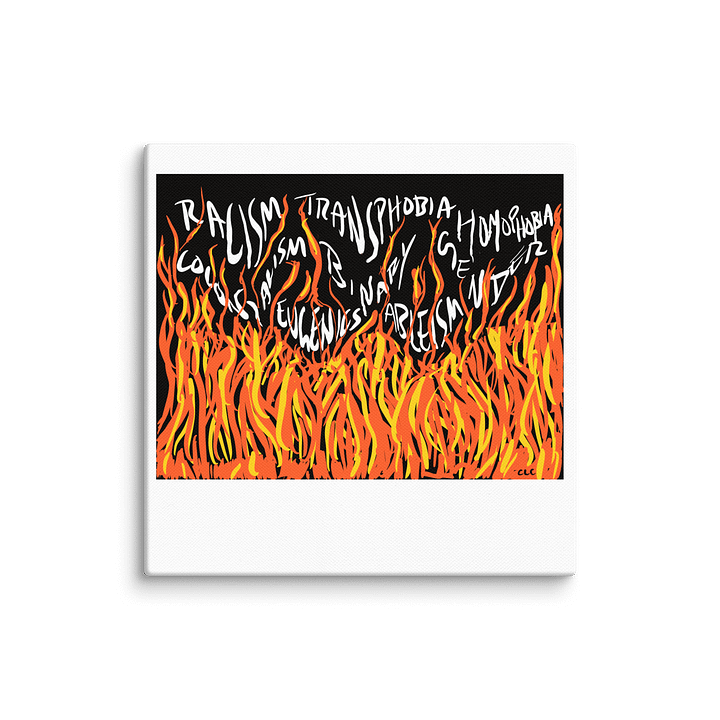 Burn The Big Ones Down canvas print product image (13)