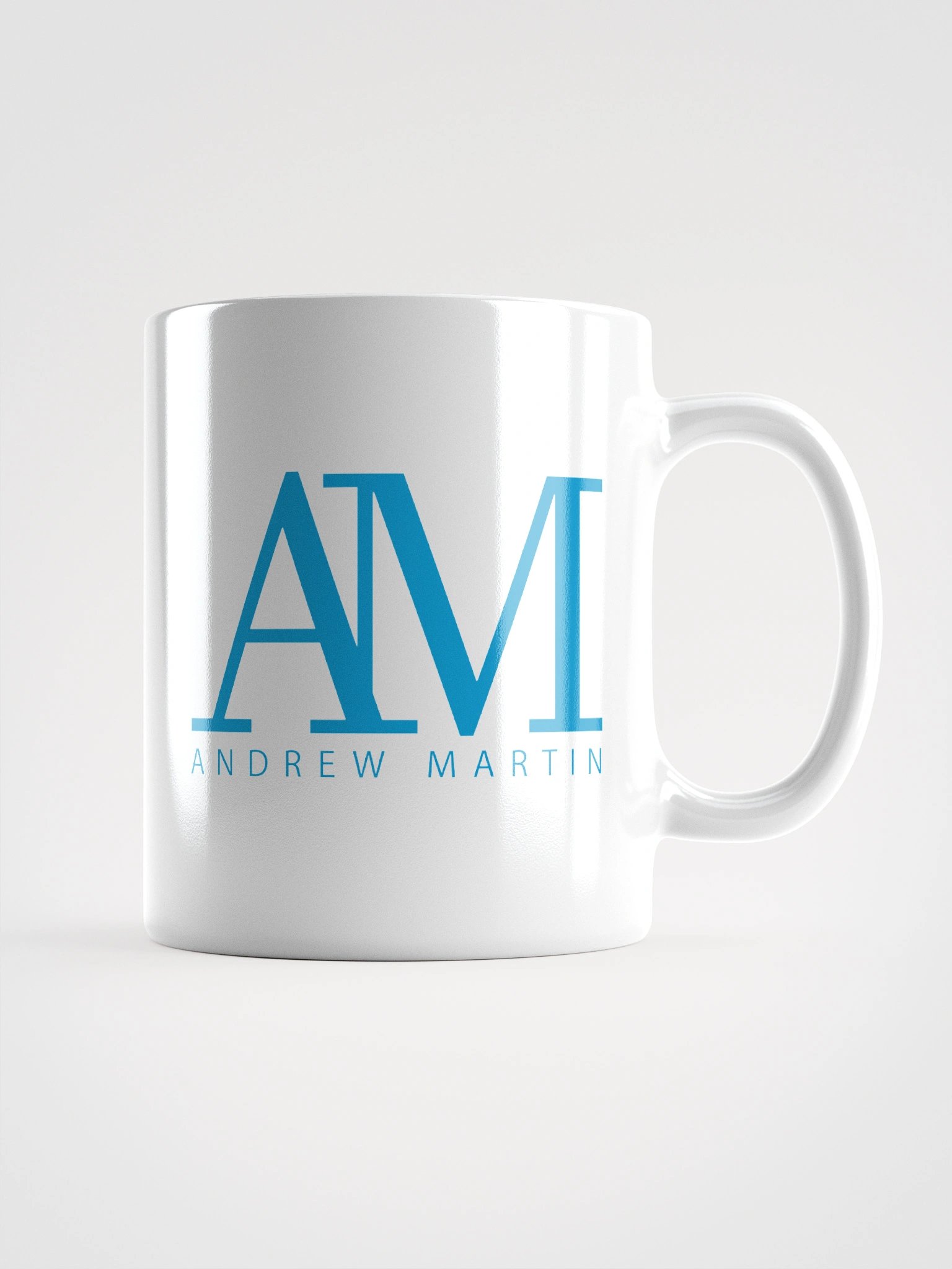 AM01 Andrew Martin Logo White Glossy Mug product image (4)