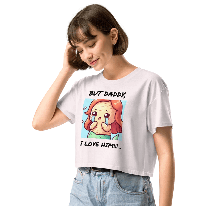 But Daddy... Crop (Black Text) product image (1)