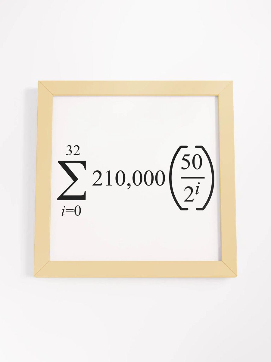 BITCOIN Supply Issuance Math product image (4)