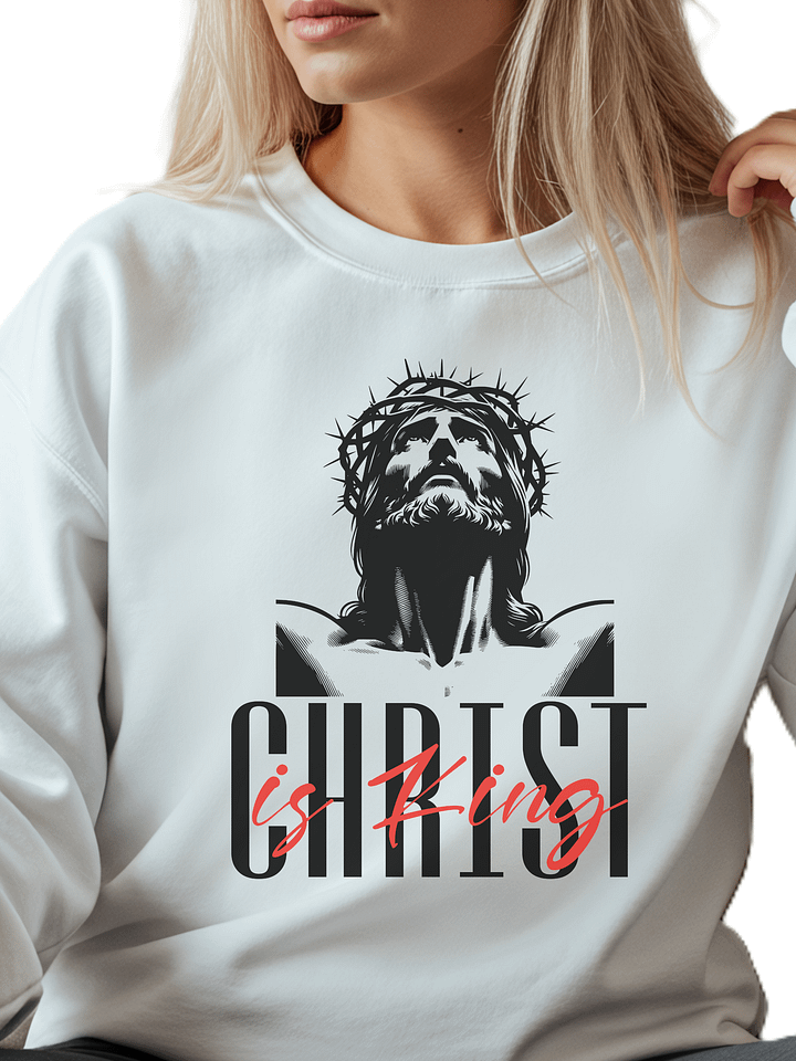 Christ is King Long Sleeve Shirt product image (17)