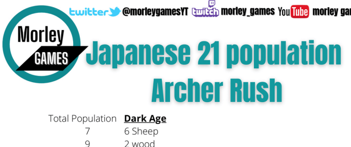 Japanese 21 pop archer rush Build Order PDF product image (1)