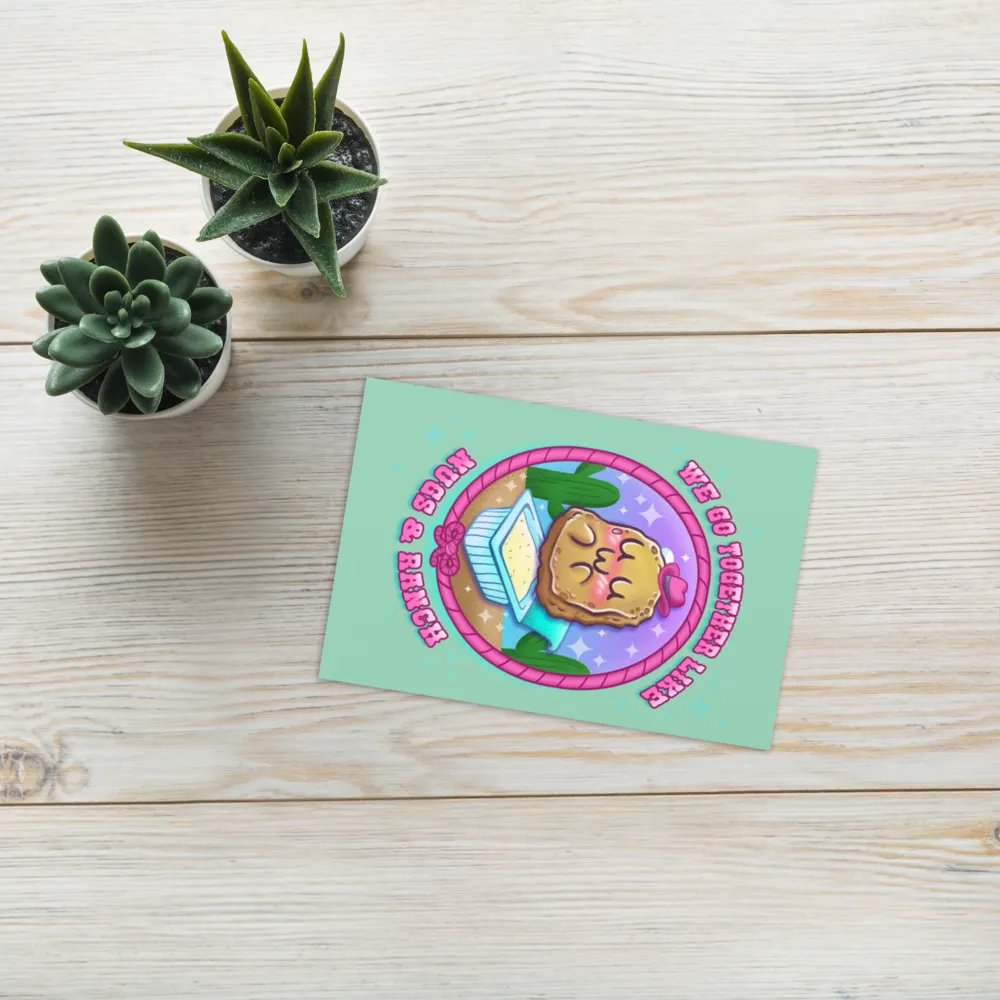 Nugs and Ranch greeting card product image (4)