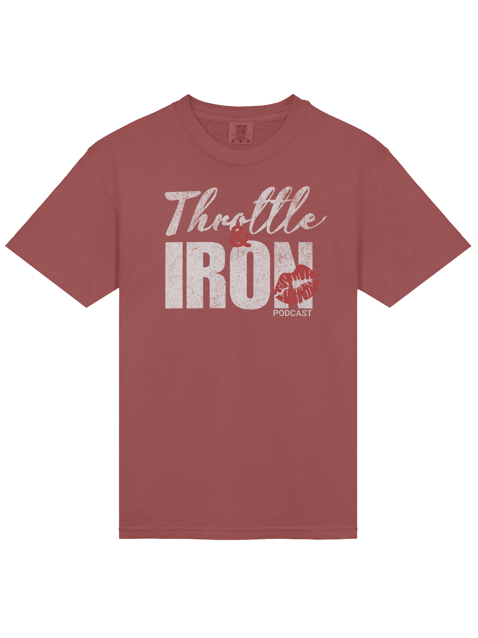 Throttle & Iron Podcast “Kissed by the Road” Tee product image (43)