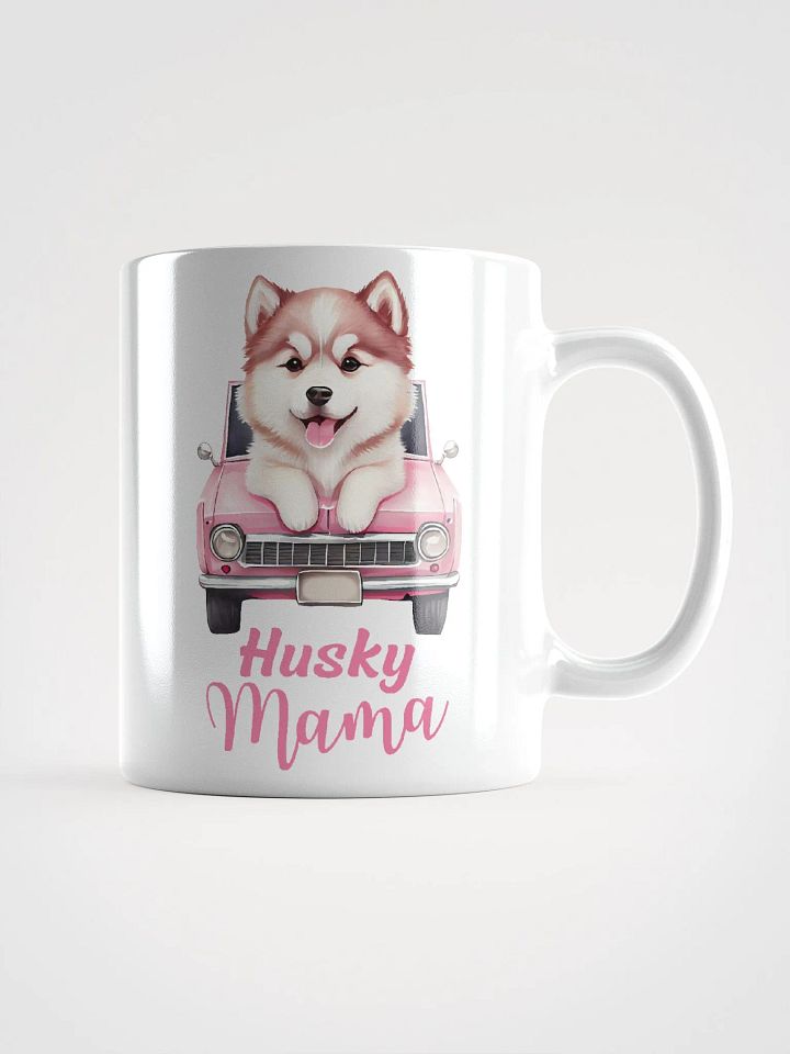 Husky Mommy White Glossy Mug product image (2)