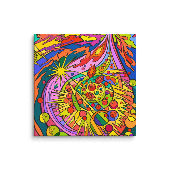 Dynamic Canvas Artwork - Colorful Drop product image (1)