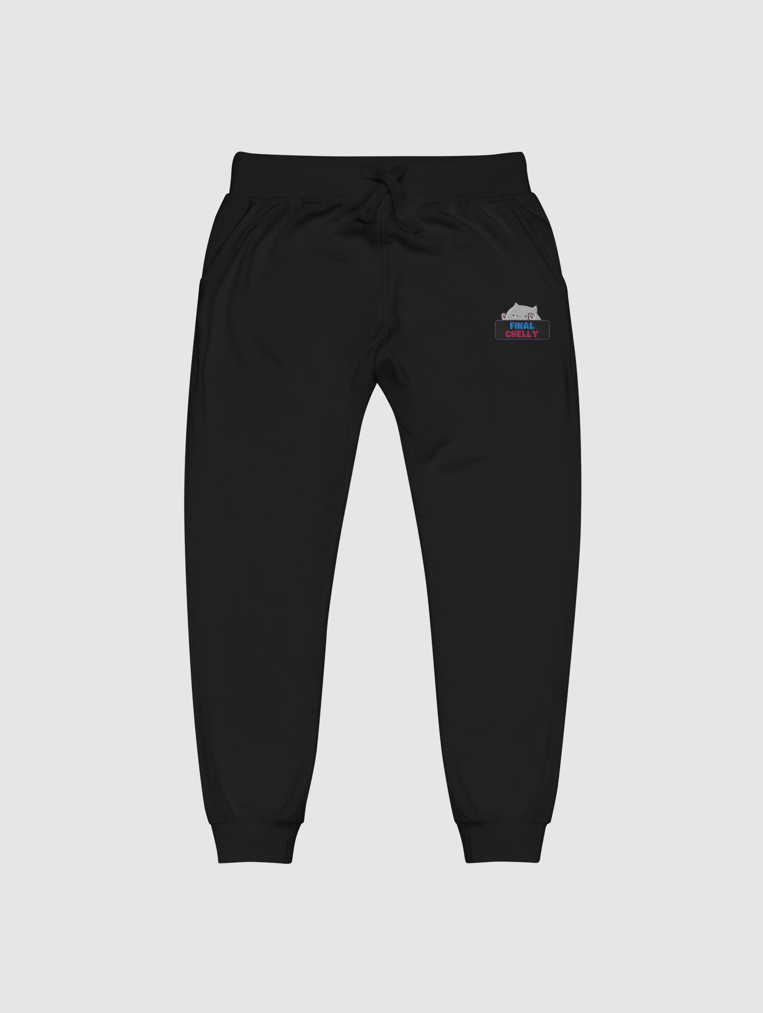 Click Clack Bongo Cat Unisex Fleece Sweatpants product image (1)