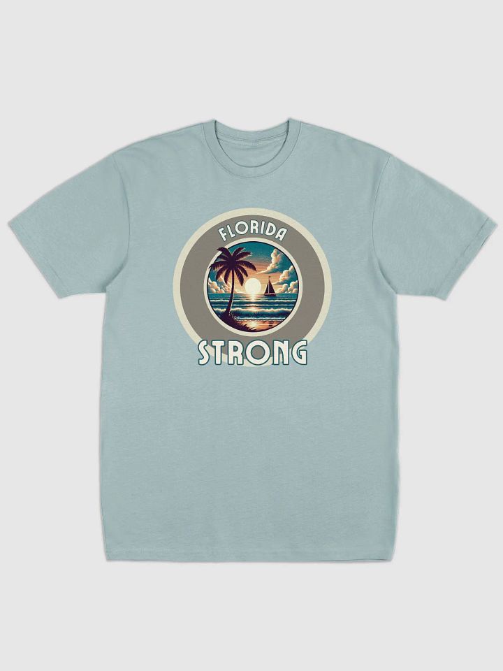 Florida Strong T-Shirt Beach Sailboat Rising Sun product image (1)
