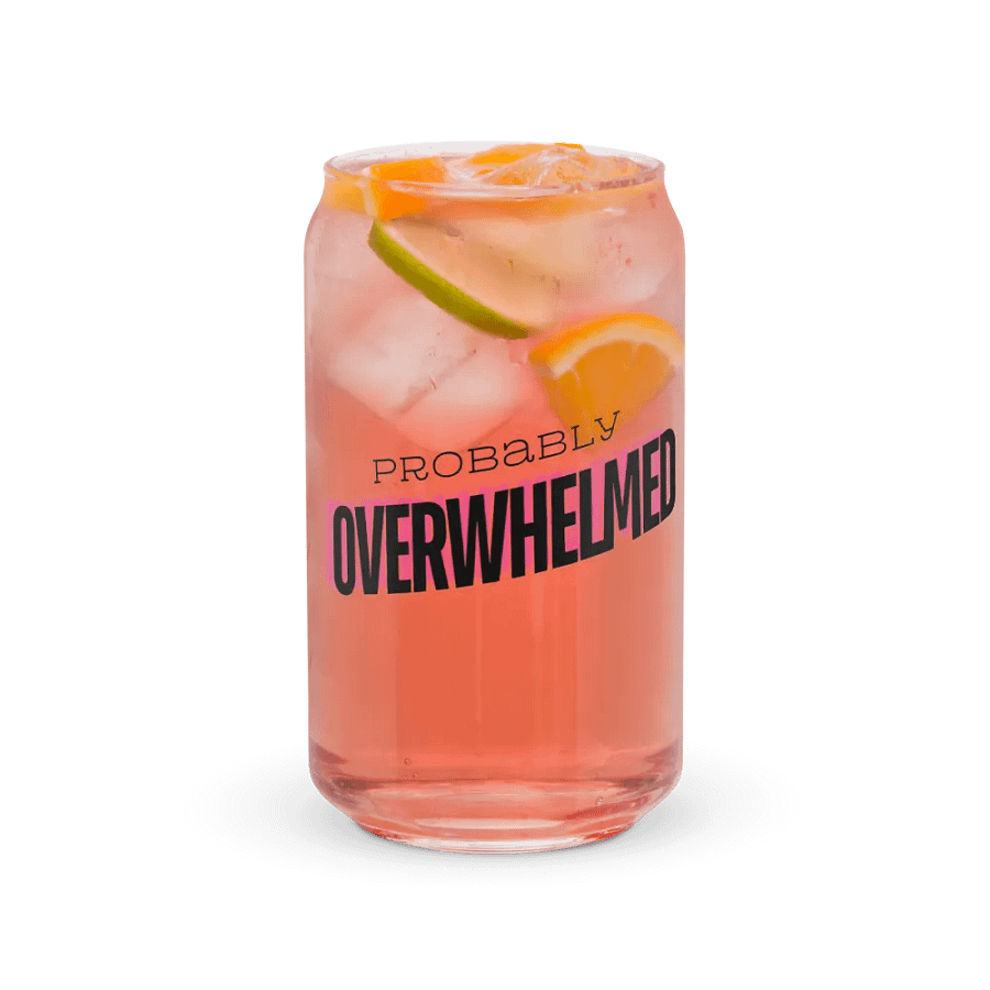 Probably Overwhelmed Can Glass product image (3)
