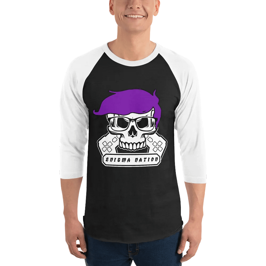 Enigma Nation Tultex Fine Jersey Raglan Tee product image (5)