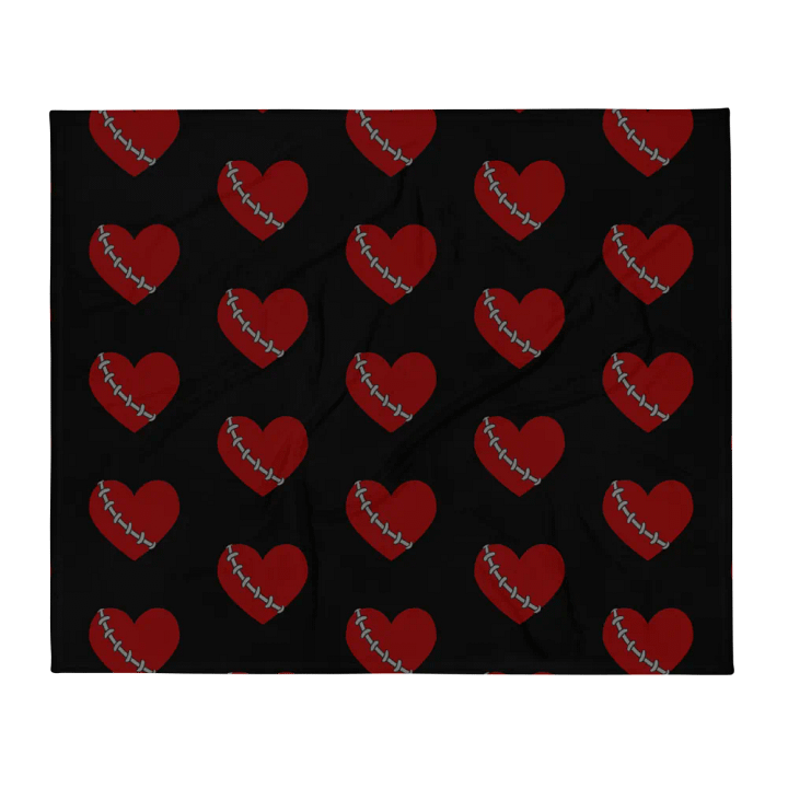 Stitched Heart Throw Blanket product image (2)