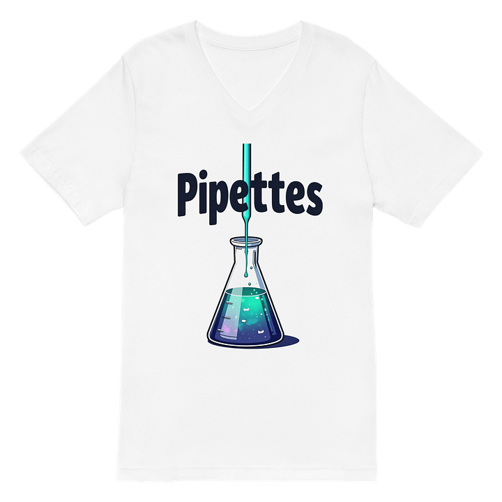 Vibrant Pipettes Laboratory Flask T-Shirt product image (2)