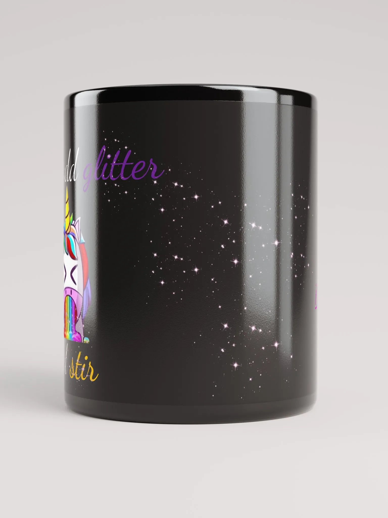 Just Add Glitter And Stir - Black product image (3)