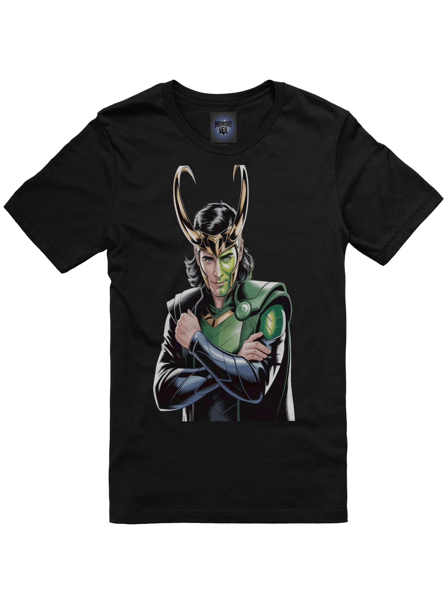 Loki Crossed Arms Enigma Supersoft T-Shirt product image (3)
