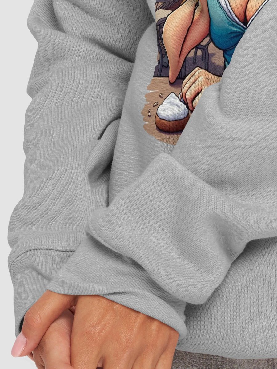 Powered by Coffee and Donuts Vibes Raglan Sweatshirt product image (46)