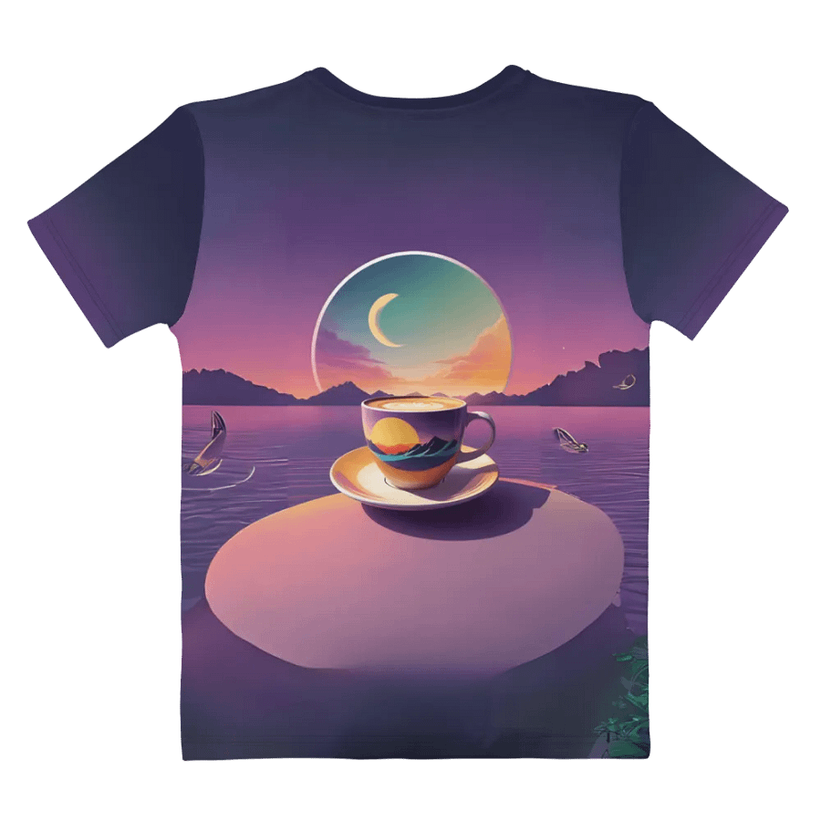 Coffee Sunset All Over Print T-shirt product image (8)