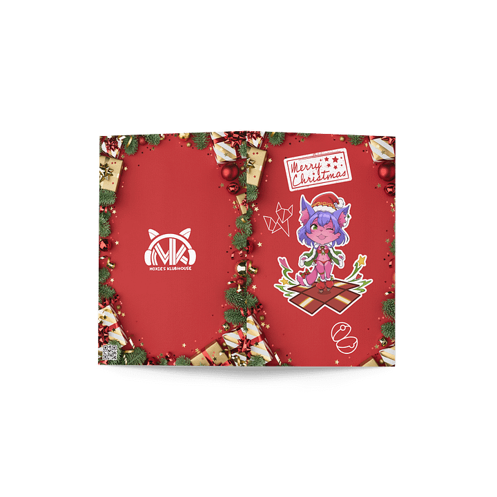 Open Present Moxie Christmas Card 2025 product image (4)